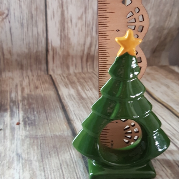 Set of 8 Christmas tree napkin rings - Picture 6 of 8